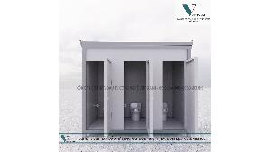 Container Vệ Sinh 10feet - 3 phòng