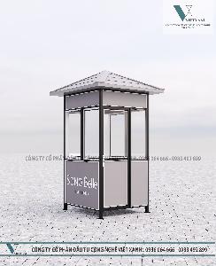  Bốt gác khung thép 1.2m ( Composite)
