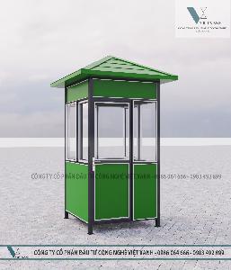   Bốt gác khung thép vuông 1.2m mái chóp