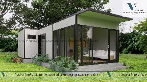 Container Nhà Ở 30feet + WC 10feet