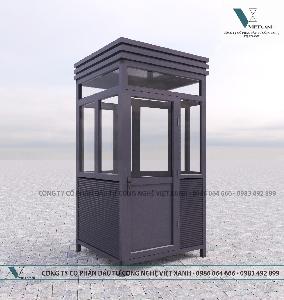Bốt gác bảo vệ khung thép vuông kích thước tùy chọn